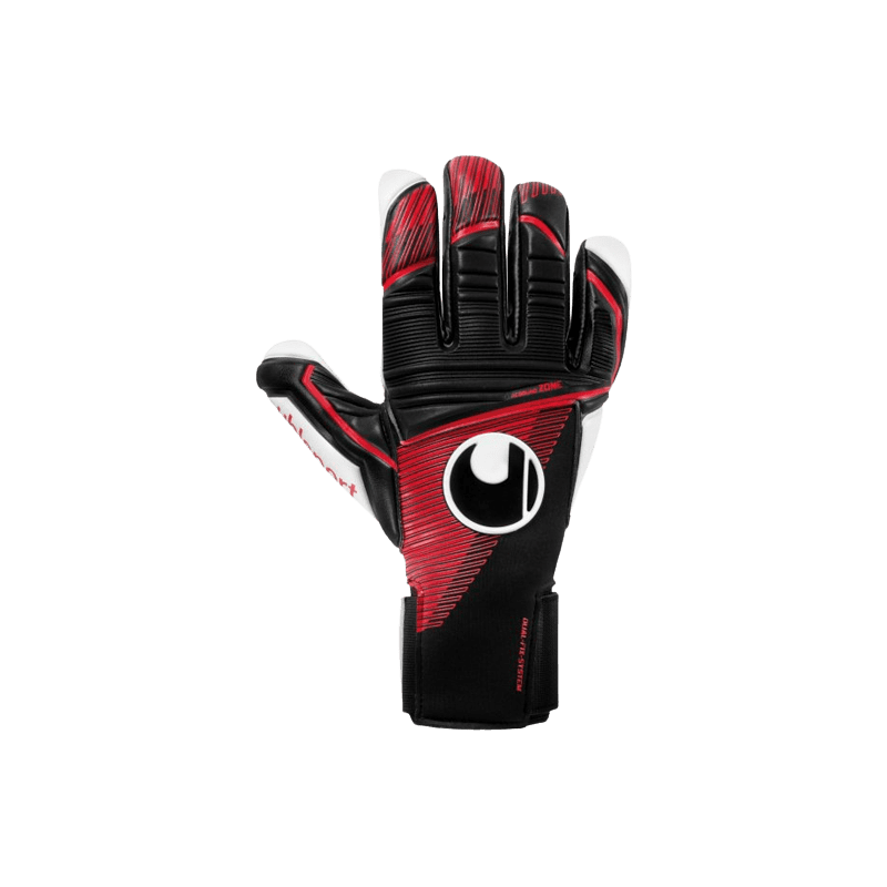 Achat Gants de gardien Uhlsport adulte POWERLINE ABSOLUTGRIP HN noir/rouge face