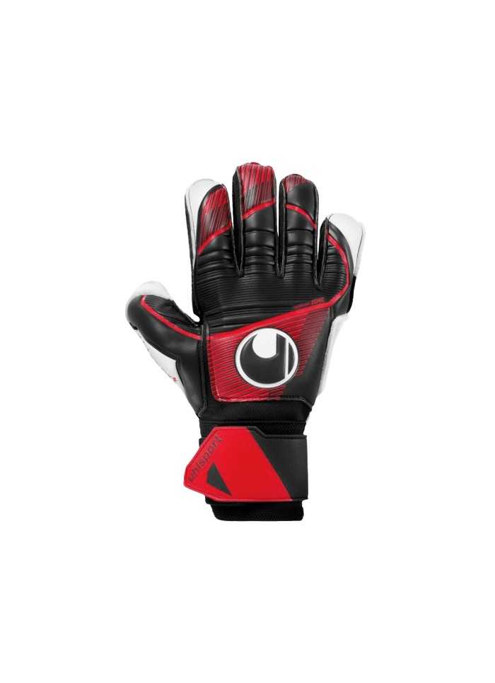 Achat Gants de gardien Uhlsport POWERLINE SOFT FLEX FRAME noir/rouge face