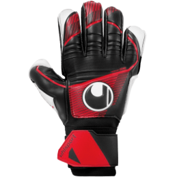 Achat Gants de gardien Uhlsport POWERLINE SOFT FLEX FRAME noir/rouge face