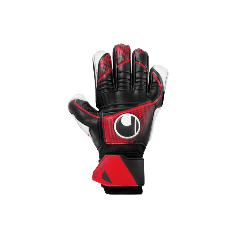 Achat Gants de gardien Uhlsport POWERLINE SOFT FLEX FRAME noir/rouge face