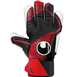 Achat Gants de gardien Uhlsport enfant POWERLINE STARTER SOFT noir/rouge face