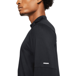 Achat Haut de running Nike Homme Dri-Fit ELMNT Noir profil