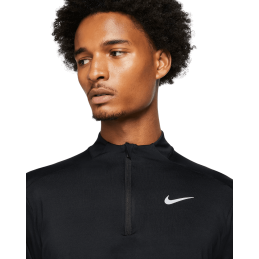 Achat Haut de running Nike Homme Dri-Fit ELMNT Noir face logo