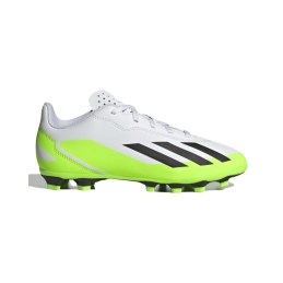 achat Crampons de football Adidas Enfant X CRAZYFAST.4 FXG Jaune profil