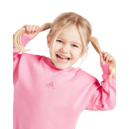 achat Ensemble Adidas Enfant Sweat et legging FL TS Rose détails logo