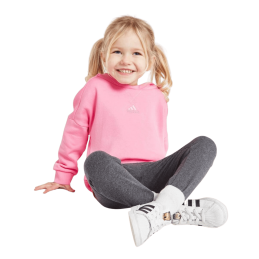 achat Ensemble Adidas Enfant Sweat et legging FL TS Rose vue d'ensemble