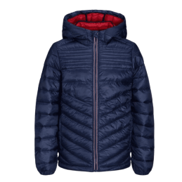 Achat Doudoune JACK&JONES enfant JJEHERO PUFFER HOOD bleu face