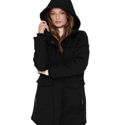 Achat Parka ONLY femme ONLMAASTRICHT noire devant