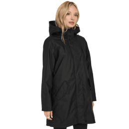 Achat Manteau de pluie ONLY femme ONLSALLY RAINCOAT noir devant