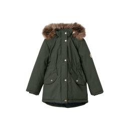 Achat Manteau NAME IT fille NKFMARLIN PARKA vert face