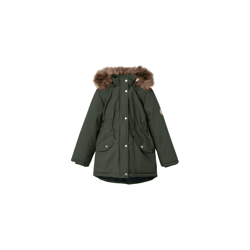 Achat Manteau NAME IT fille NKFMARLIN PARKA vert face