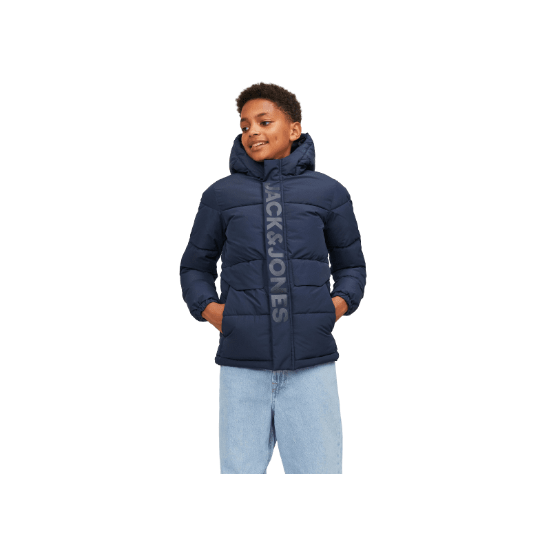 Achat Doudoune JACK&JONES enfant JCOSPEED PUFFER SN bleue face