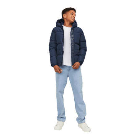 Achat Doudoune JACK&JONES enfant JCOSPEED PUFFER SN bleue devant