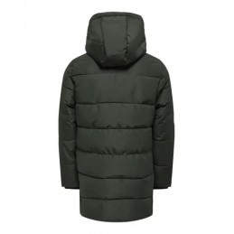 achat Doudoune longue Only & Sons ONSCARL LIFE LONG QUILTED Noire dos