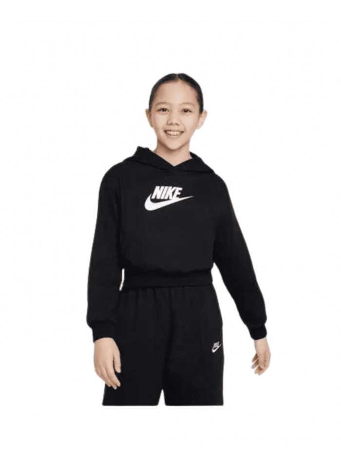 achvat Sweat à capuche Nike Enfant CLUB FLC Crop Noir face