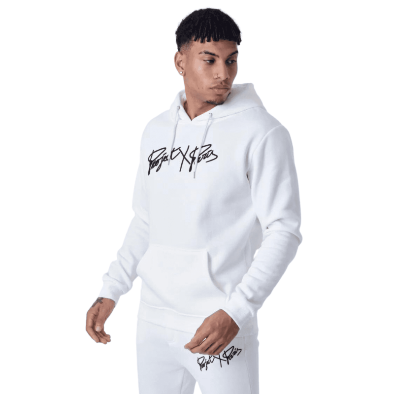 Sweat à capuche Project X Paris Homme full logo brodé