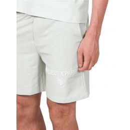 achat Short Project x Paris Homme logo brodé Vert détails