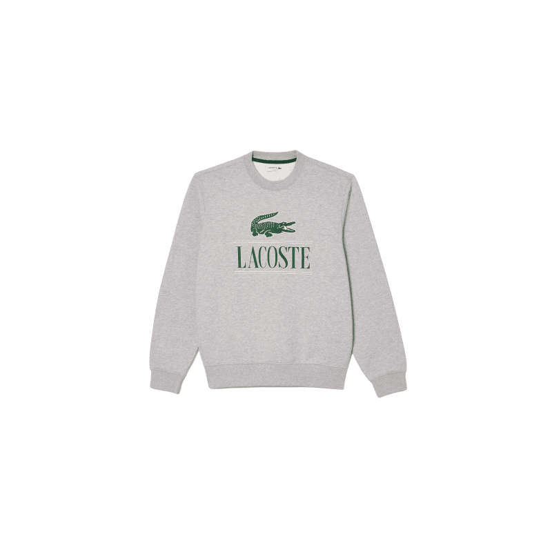 Achat sweatshirt Jogger LACOSTE homme gris face