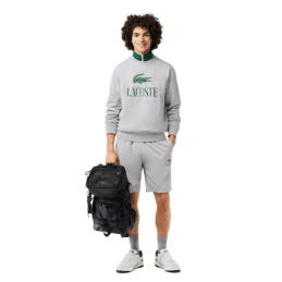 Short lacoste sales homme gris