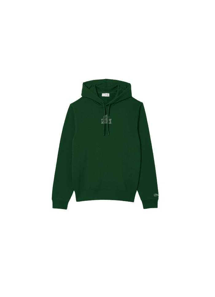 Achat Sweat à capuche jogger homme LACOSTE vert face