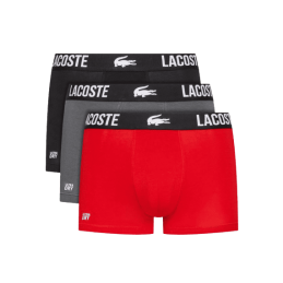 ACHAT PACK 3 BOXERS COURT LACOSTE HOMME