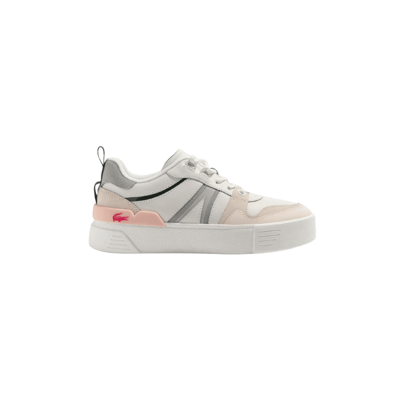 Achat Sneakers LACOSTE femme L002 blanches profil