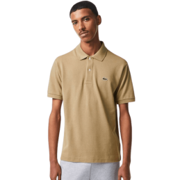 ACHAT POLO LACOSTE HOMME BEIGE FACE