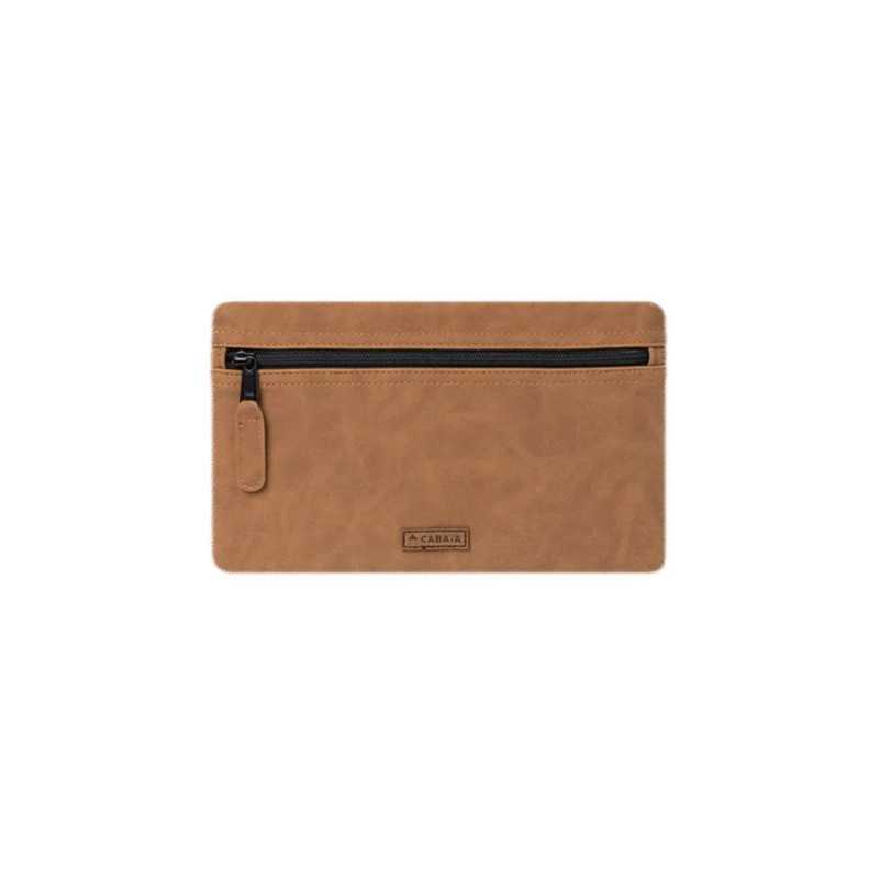 achat Pochette Cabaïa Soho LARGE Marron face