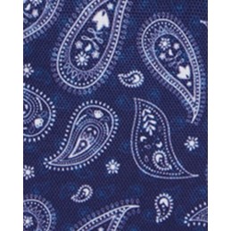 Grande pochette Cabaia BagPockets 25 cm Neukolln - Bleu pois blancs