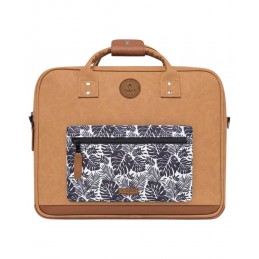 achat Sacoche ordinateur Cabaïa MESSENGER MEDIUM MOSCOU Marron pochette
