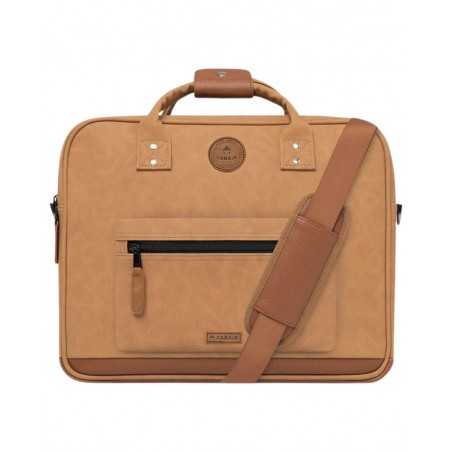 achat Sacoche ordinateur Cabaïa MESSENGER MEDIUM MOSCOU Marron bandouliere