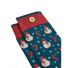 achat Chaussettes Cabaïa Homme Les inséparables Noël bouton