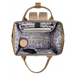 achat Sac à dos 25L Cabaïa ADVENTURER LARGE Kuala-Lumpa Beige intérieur