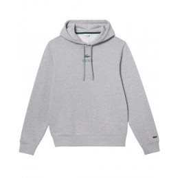 achat Sweatshirt à capuche Lacoste Homme Jogger imprimé Gris face