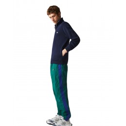 achat Sweatshirt Lacoste Homme à col montant zippé Bleu tenue look