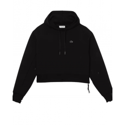 achat Sweatshirt à capuche Lacoste Femme CORE ACTIVE Noir face