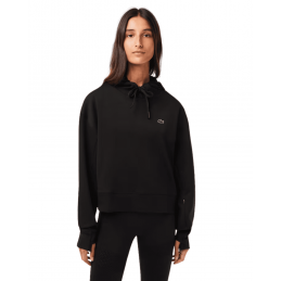 achat Sweatshirt à capuche Lacoste Femme CORE ACTIVE Noir ensemble