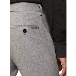 achat Pantalon Tommy Hilfiger Slim brossé BLEECKER Gris poche