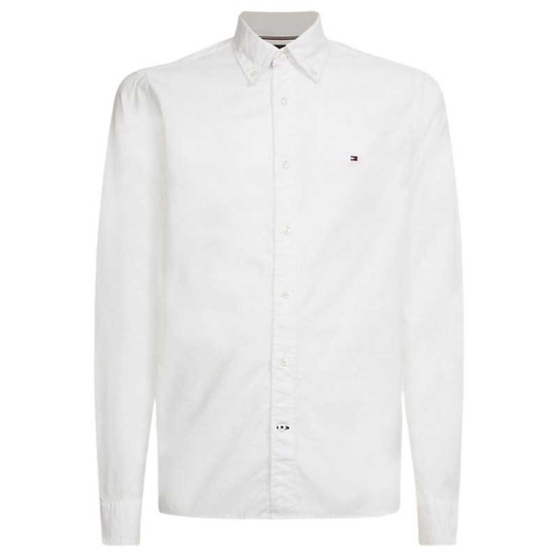 achat Chemise Tommy Hilfiger Homme FLEX POPLIN Blanche face