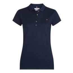 achat Polo Tommy Hiliger Femme HERITAGE Bleu face