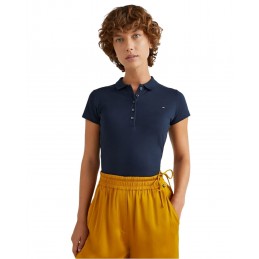achat Polo Tommy Hiliger Femme HERITAGE Bleu profile