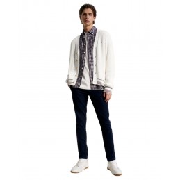 achat Pantalon Chino Tommy Hilfiger Homme SLIM BLEECKER en velours côtelé Bleu tenue