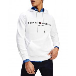 achat Sweatshirt Tommy Hilfiger Homme LOGO HOODY Blanc face
