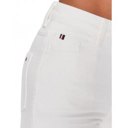 achat Jean Tommy Hilfiger Femme CLASSIC Taille haute Blanc poche