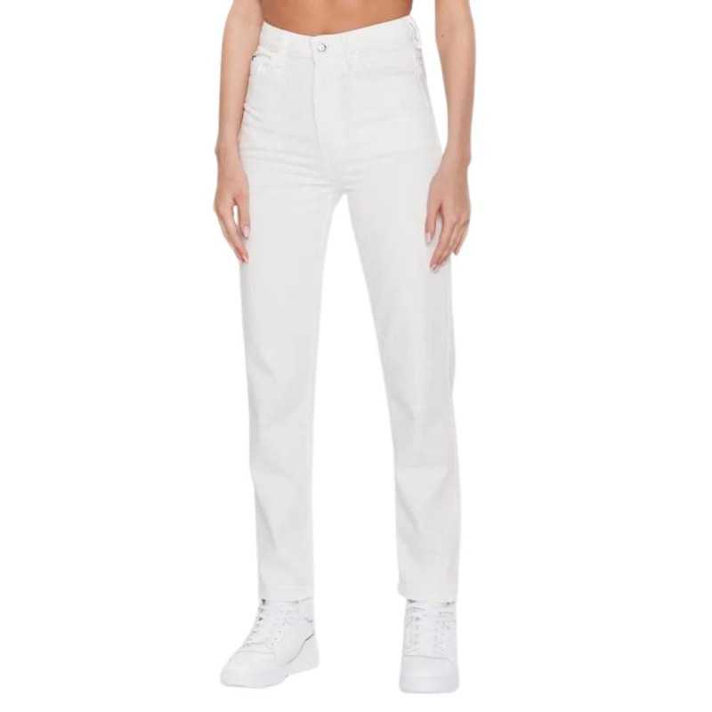 achat Jean Tommy Hilfiger Femme CLASSIC Taille haute Blanc face