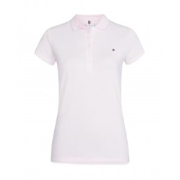 achat Polo Tommy Hilfiger Femme HERITAGE Rose face