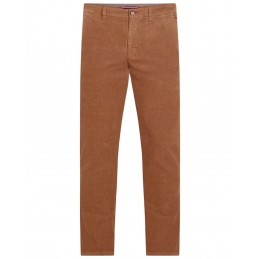 achat Pantalon Chino Tommy Hilfiger Homme BLEECKER velours Marron face