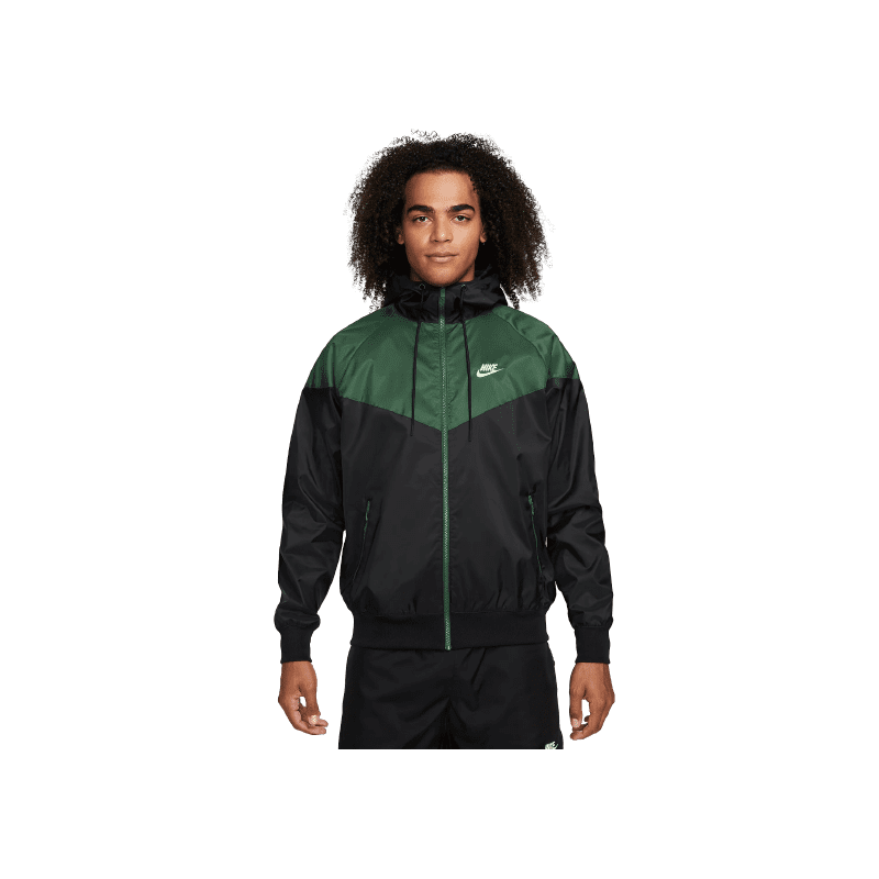 Achat veste coupe-vent NIKE homme WVN LND WR HD noir/vert face