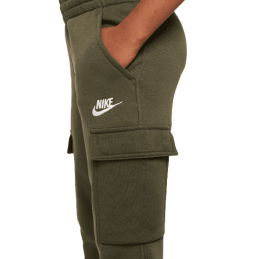 Achat pantalon cargo NIKE adulte SPORTSWEAR CLUB FLEECE vert kaki côté