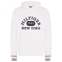 achat Sweatshirt à capuche Tommy Hilfiger Homme MONOTYPE COLLEGIATE Blanc face